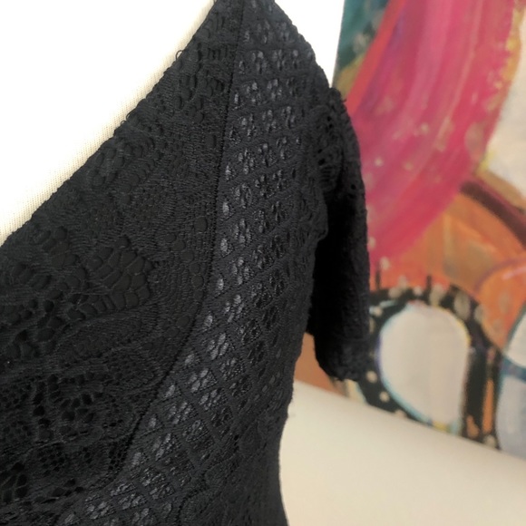 Guess Black Lace Cut Out Party Dress - Picture 6 of 11